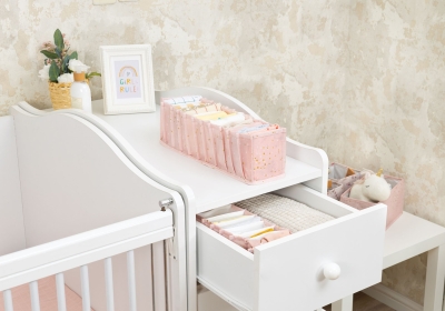 Buti Baby Akordiyon Organizer Çekmece Düzenleyici Small Pembe 104102 KASA - 210 - 1