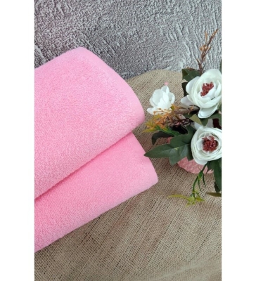 Banyo El Yüz Yumuşak Duş Havlusu 50 x 90 CM - Pudra Pembe - 3