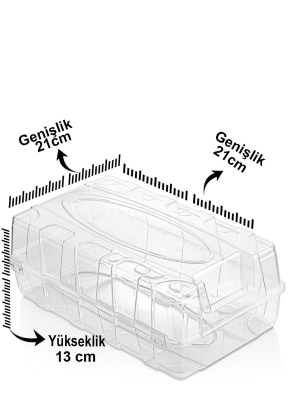 Kadın Ayakkabı Düzenleme Kutusu Bayan Ayakkabı Koruma Kutusu Şeffaf 20 Adet - 5